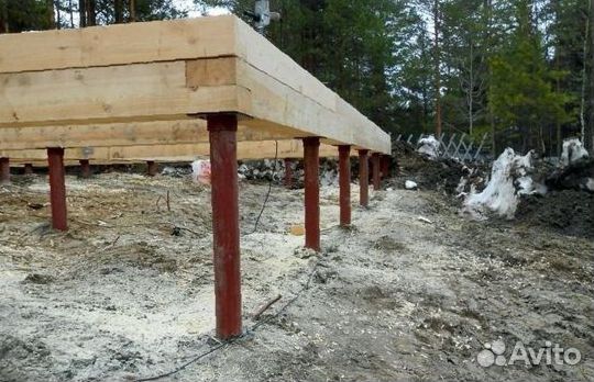 Винтовые сваи, свайный фундамент