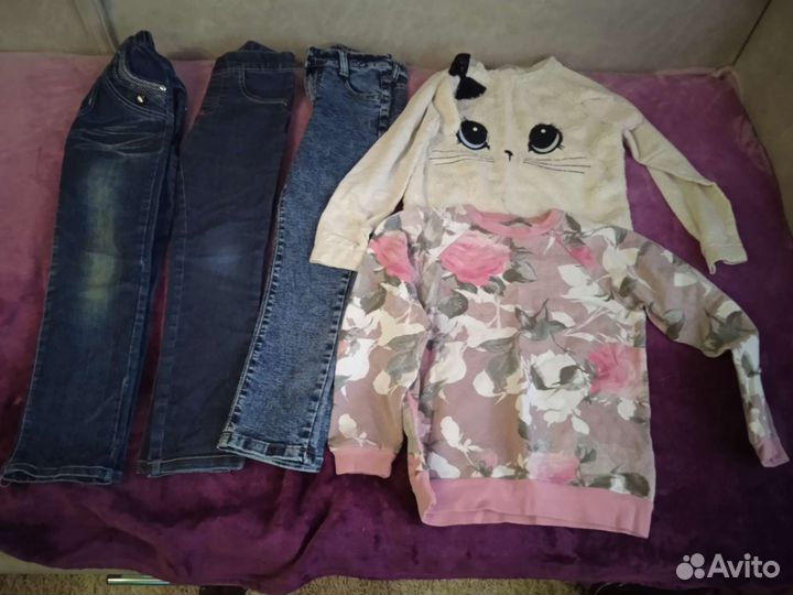 Пакет вещей для девочки 128-134р