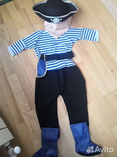 Костюм пирата на 2-3 года