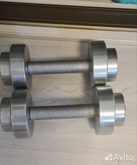 Гантели стальные разборные весом по 5кг