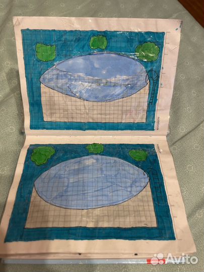 Домик в блокноте на заказ