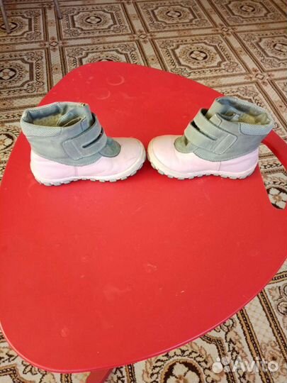 Сапожки демисезонные для девочки 25 размер