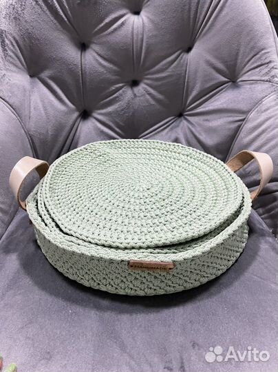 Салфетки сервировочные вязаные ручная работа