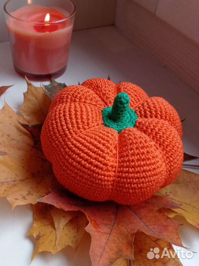 Вязаная тыква