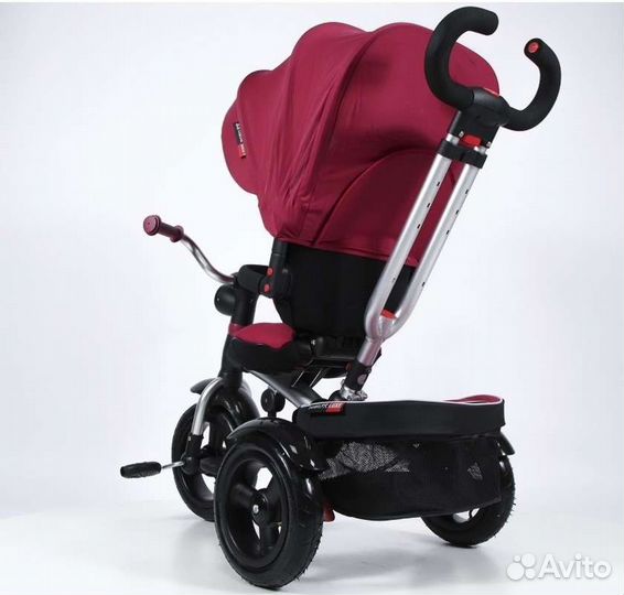 Детский велосипед с родительской ручкой