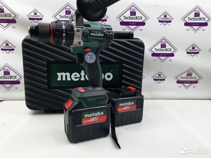 Шуруповерт для ледобура Metabo 26v 12Ah новый