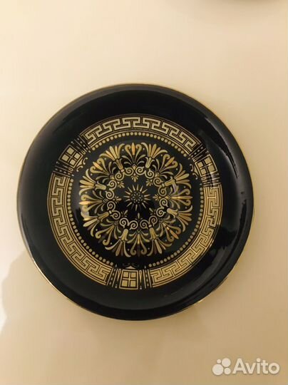 Кофейная пара 24к золото Hand made