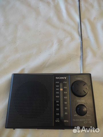 Радиоприемник sony FM/AM 2band radio ICF-18