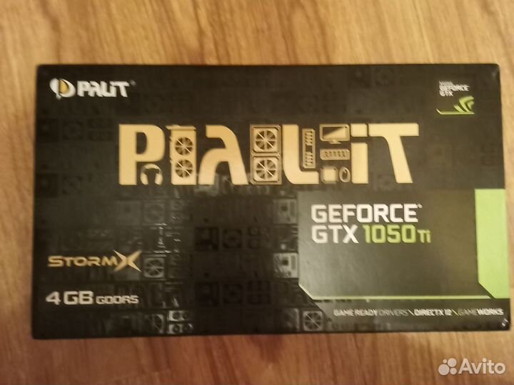 Видеокарта Palit GeForce GTX 1050 Ti 4 гб