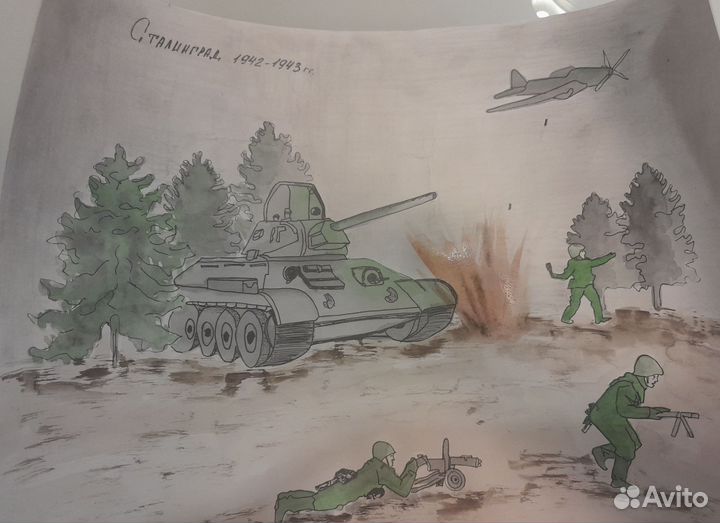 Рисунки на заказ для школы, детского сада