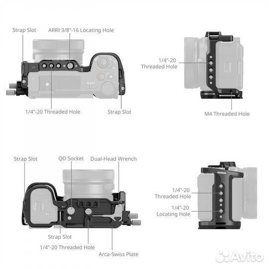 Smallrig 4867 клетка для Sony ZV-E10 II