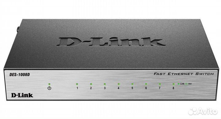 Коммутатор D-Link DGS-1008D
