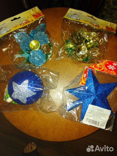 Новогодние Елочные игрушки и гирлянды