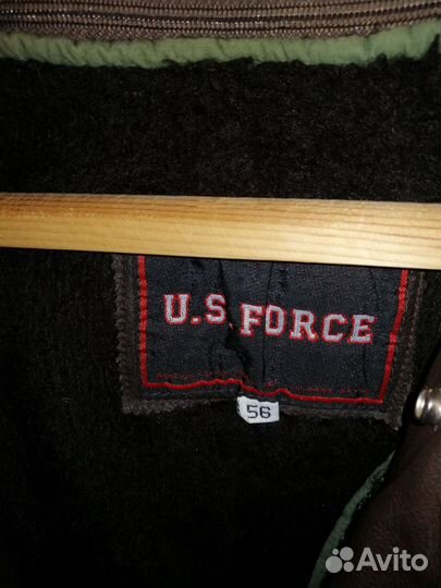 Кожаная куртка мужская 54