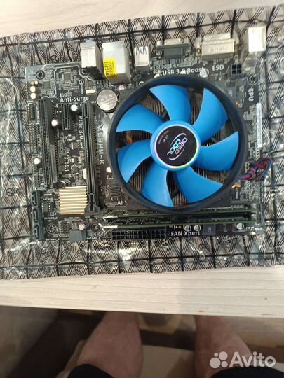 Комплект материнка+цп+память