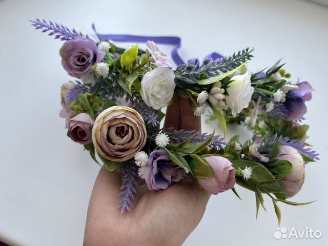 Венок на голову из цветов