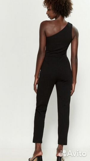 Комбинезон, новый ромпер черный, L