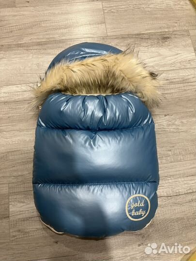 Зимний конверт в коляску