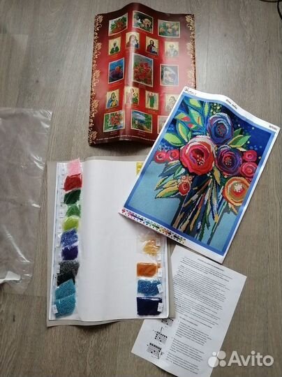 Набор для вышивания Чешский бисер.Розы любви