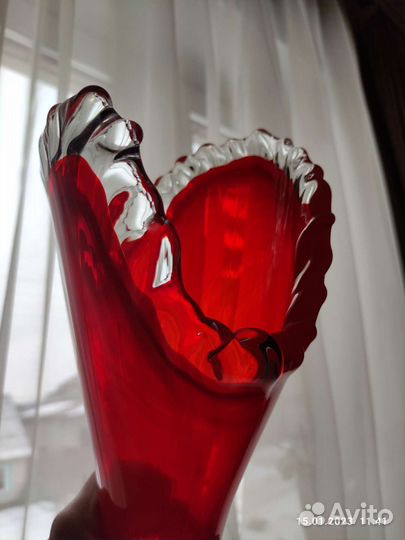 Ваза цветное стекло