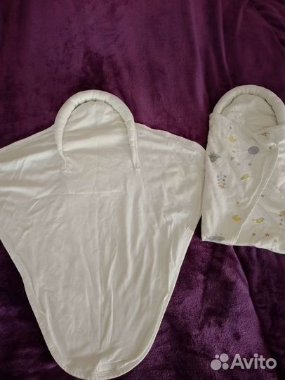 Пеленка кокон на липучках