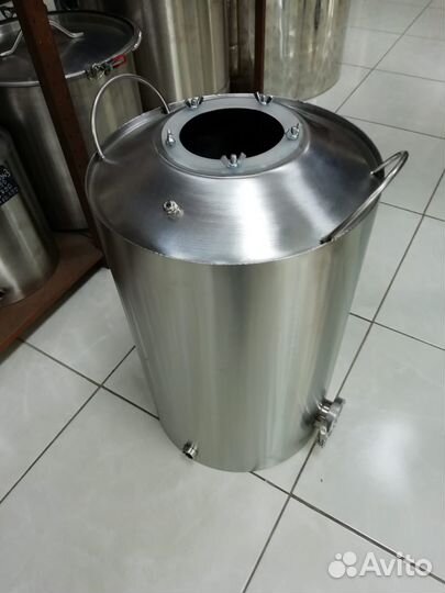 Перегонный бак, куб, котел 40л (врезка под тэн 2