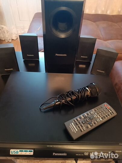 Домашний кинотеатр 5.1 panasonic с караоке
