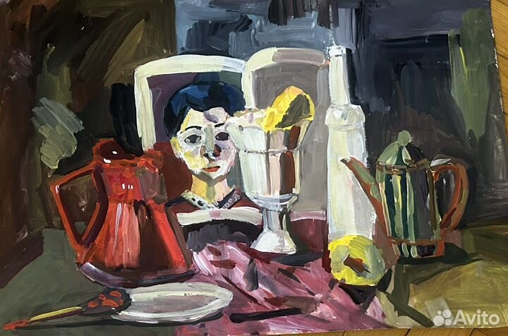 Натюрморт гуаш