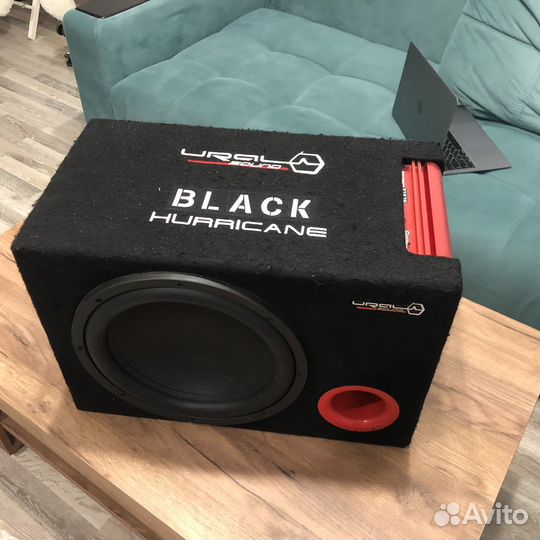 Активный сабвуфер ural as d12a black hurricane