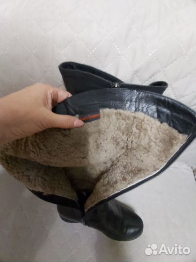 Сапоги женские натуральная кожа 37 размер