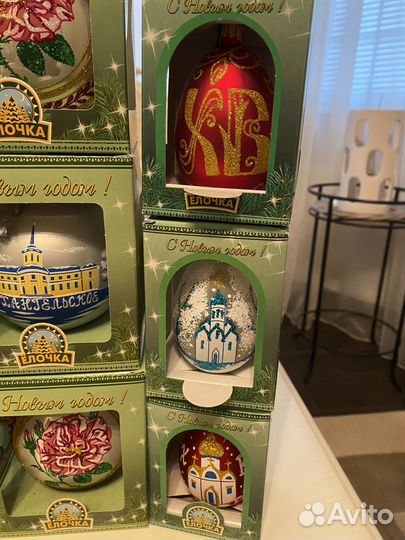 Игрушки елочные разные