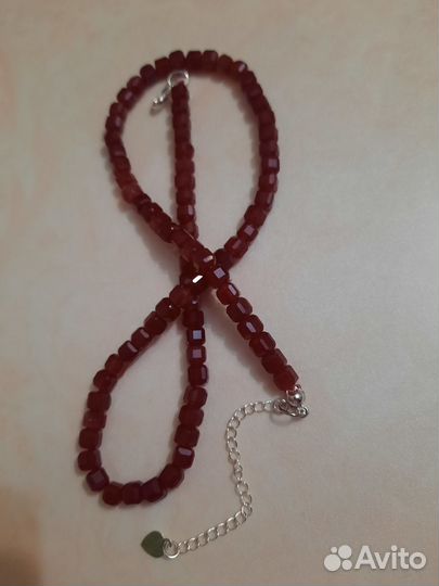 Чокер из натурального рубина