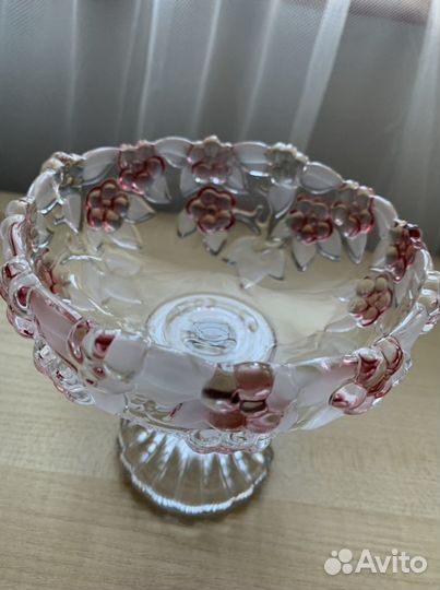 Walther glas блюдо и конфетница Германия