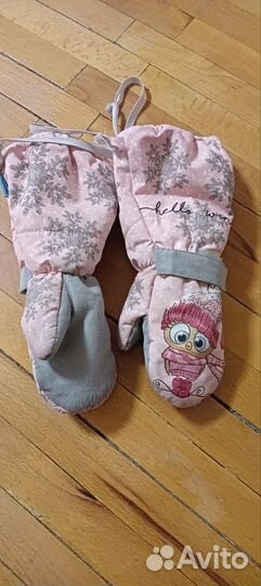 Варежки краги зимние на 1-1,5 года