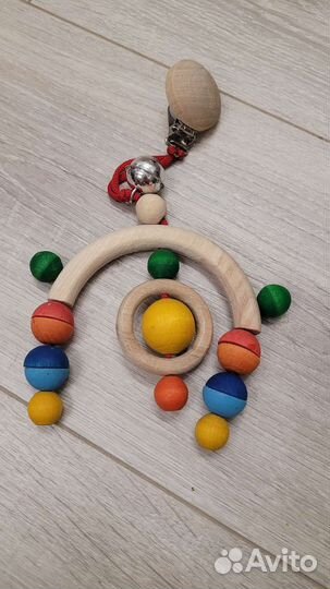 Деревянные игрушки, погремушка S-mala