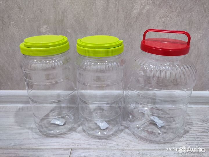 Банка для сыпучих продуктов 3 и 5 литров