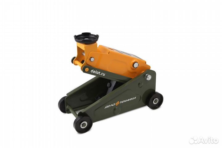 Домкрат подкатной 2 тонны, 145—400мм, в кейсе