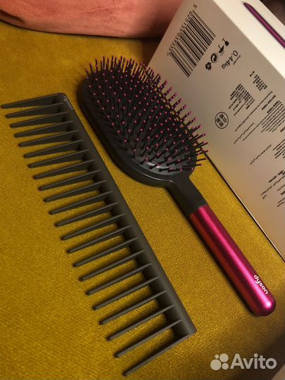 Расческа dyson для укладки волос + гребешок