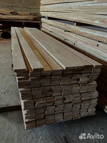 Строганная лиственница: доски 45x200 мм, высококач