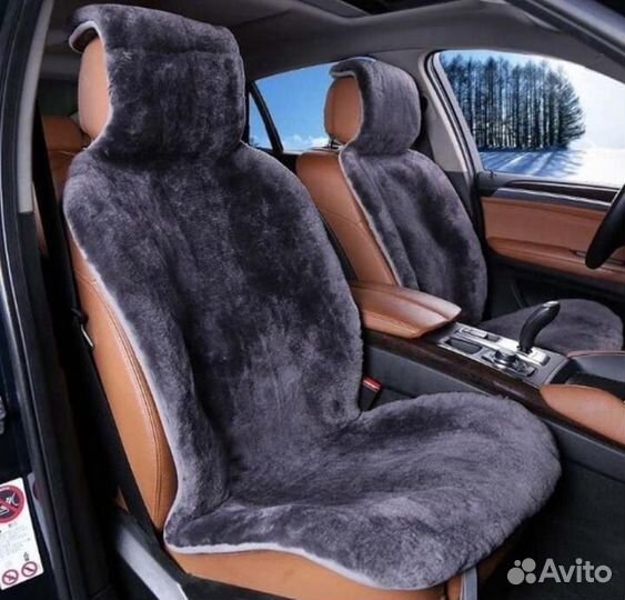 Меховые накидки в автомобиль
