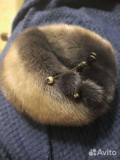 Норковый берет норка