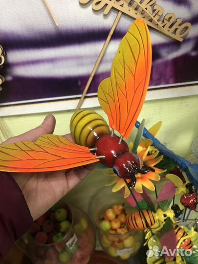 Фигурка на палке в сад