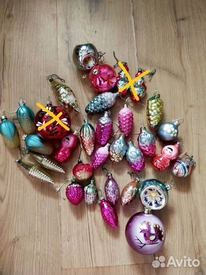 Елочные игрушки СССР