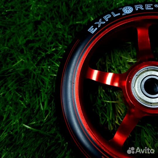 Колесо трюкового самоката 110 мм (AL) Красное