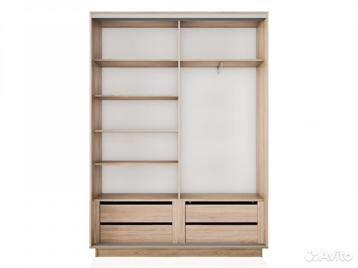 Шкаф купе с зеркалом Экспресс