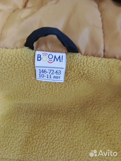 Куртка удлинëнная демисезонная на мальчика 10-12 л