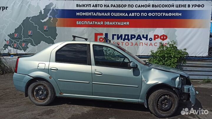 Стекло двери передней левой Renault Logan 82002405
