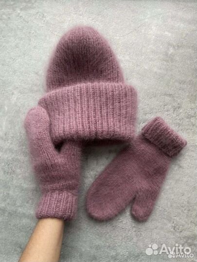 Шапка из пуха норки