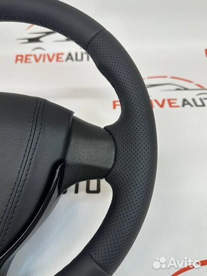 Руль в стиле Приора 2 в коже на ваз