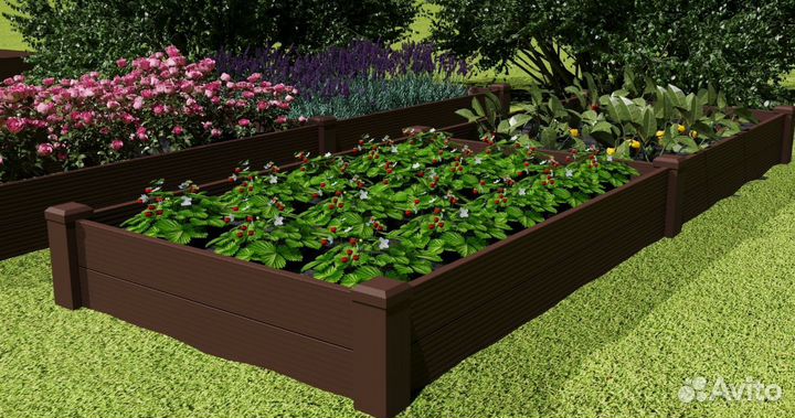 Грядки из алюминиевого профиля